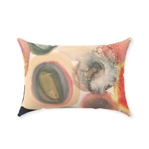 Abstract Multicolor Decorative Pillow